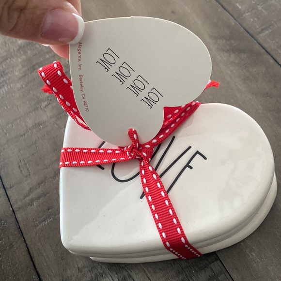 NWT Rae Dunn Love Heart coasters - Picture 2 of 3